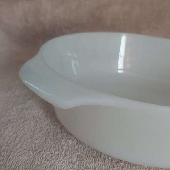 Anchor Hocking Fire King Ovenware Candle-Glow Baking Dish 1960's Set Of 2 - Picture 6 of 7